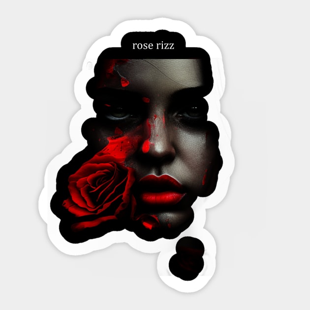 Rose Rizz Sticker by Phantom Troupe